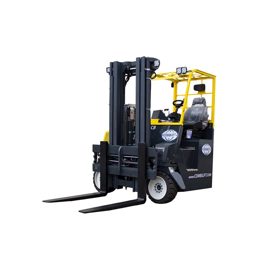 COMBI-CB, Çok Yöne Hareketli Forklift, paletli yükleri ve yanal modda uzun yükleri taşıma avantajına sahiptir.